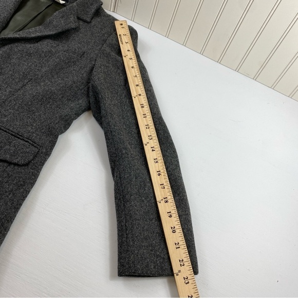 Vintage Panther Women’s Gray Pure Wool USA Union Made Blazer Suit Jacket Sz 9/10 - Picture 9 of 15